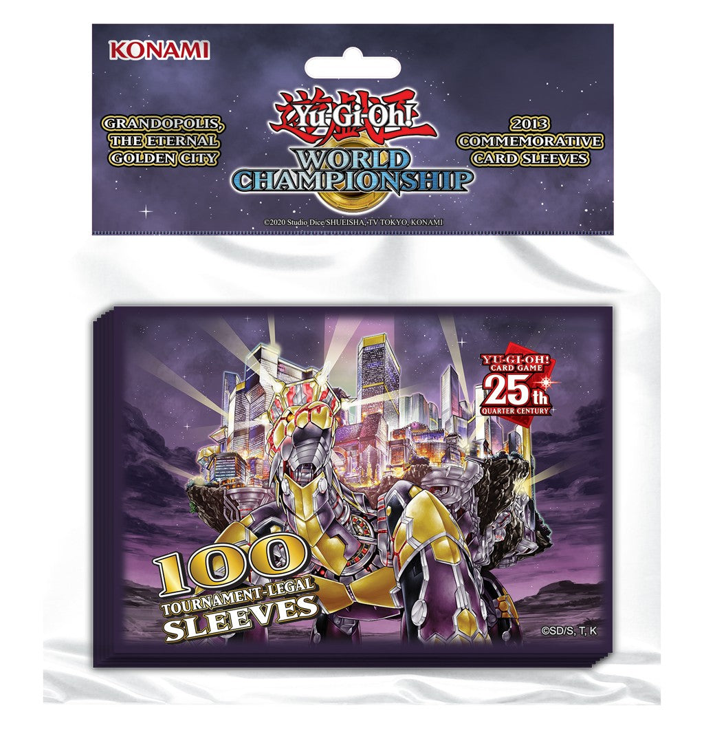 Yu-Gi-Oh! TCG: Grandopolis, The Eternal Golden City - 2013 World Championship Commemorative Card Sleeves