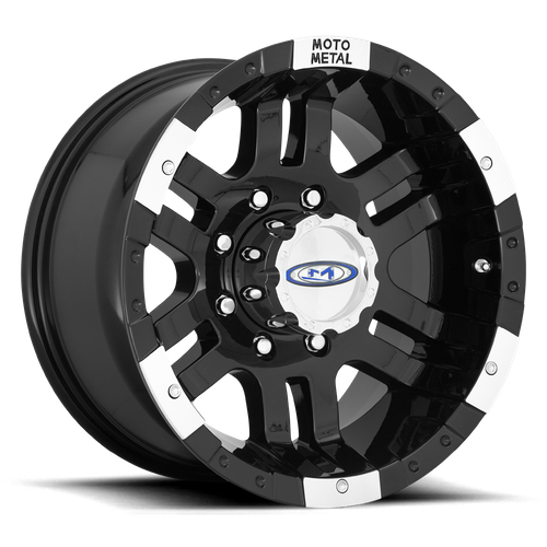 Moto Metal MO951 16X9 -12 5X114.3/5X4.5 Gloss Black Machined