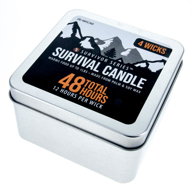 Sona Enterprises 4-wick Survival Candles in Tin Boxes