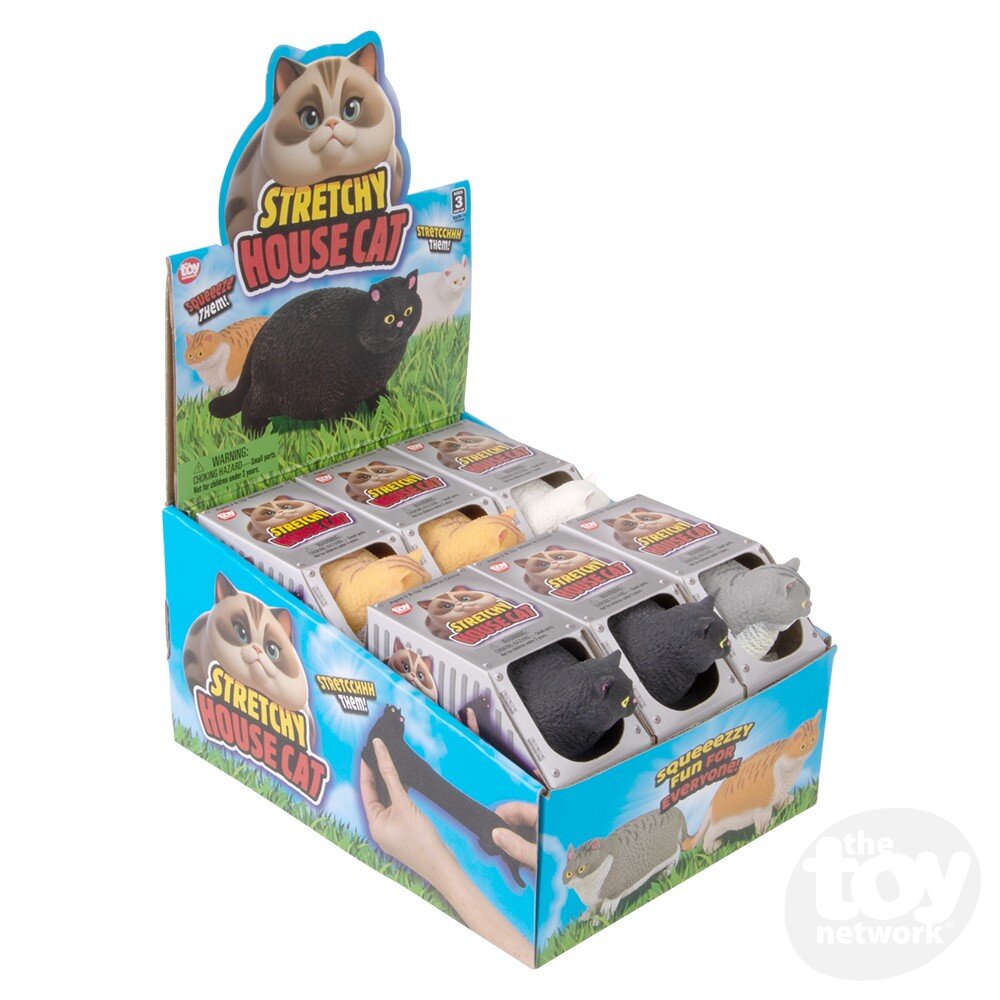 Stretchy House Cat 4" (Sold Separately)