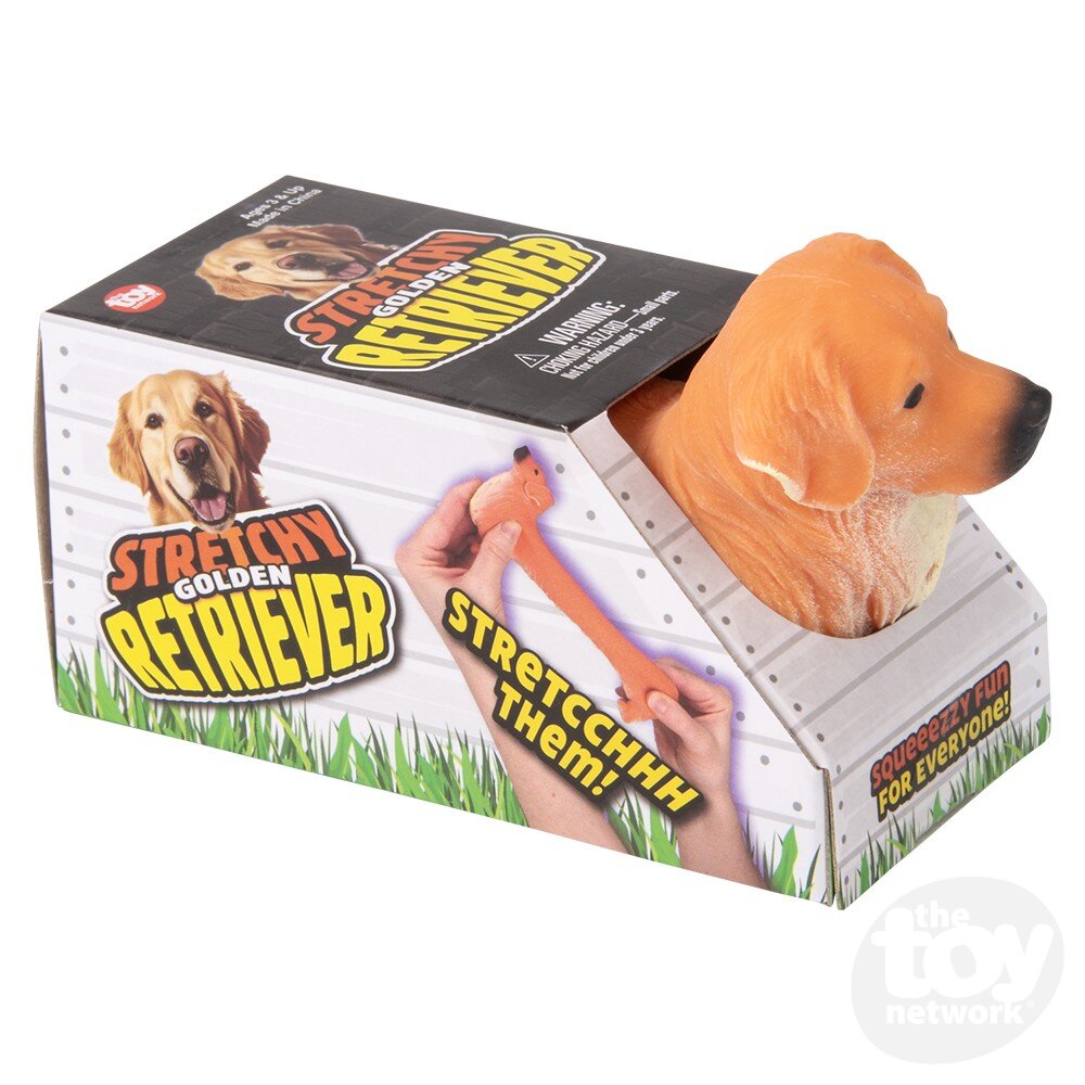 Stretchy Golden Retriever 5.25"