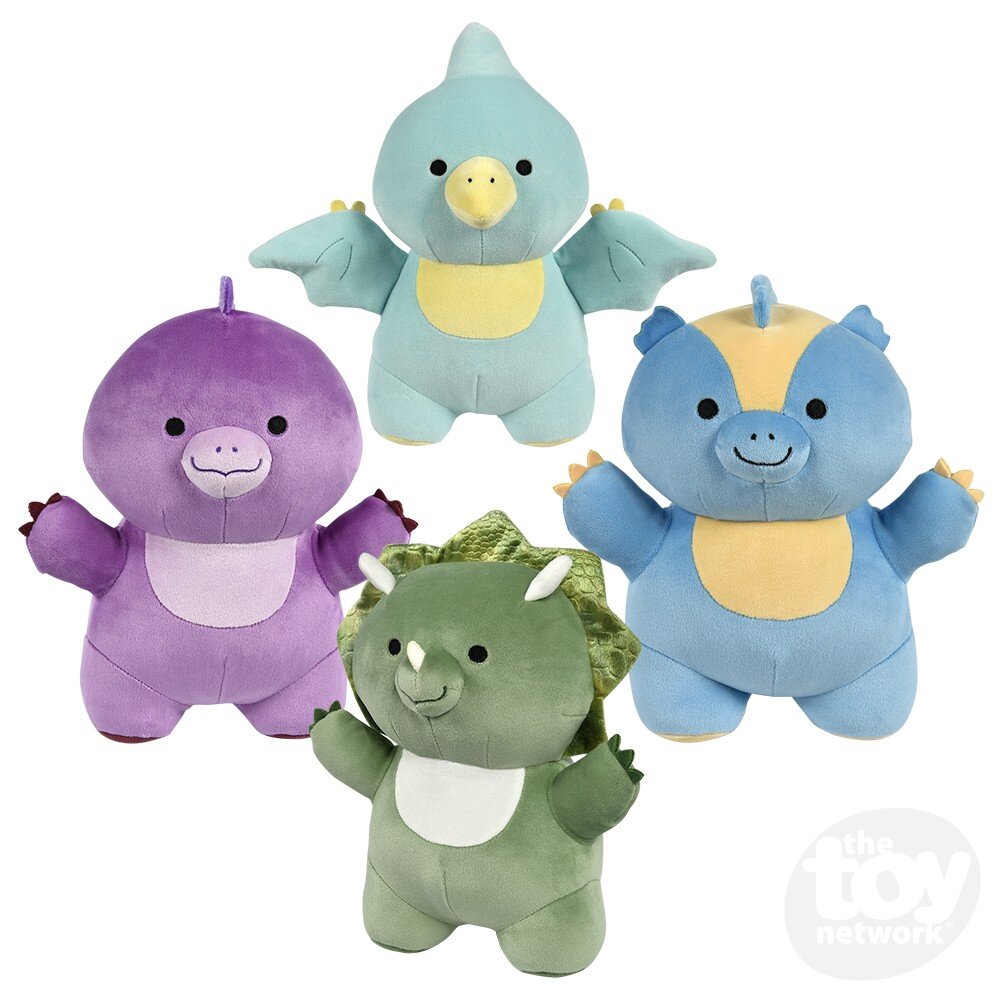 10" Kawaii Dinosaurs Plush (Sold Separately)