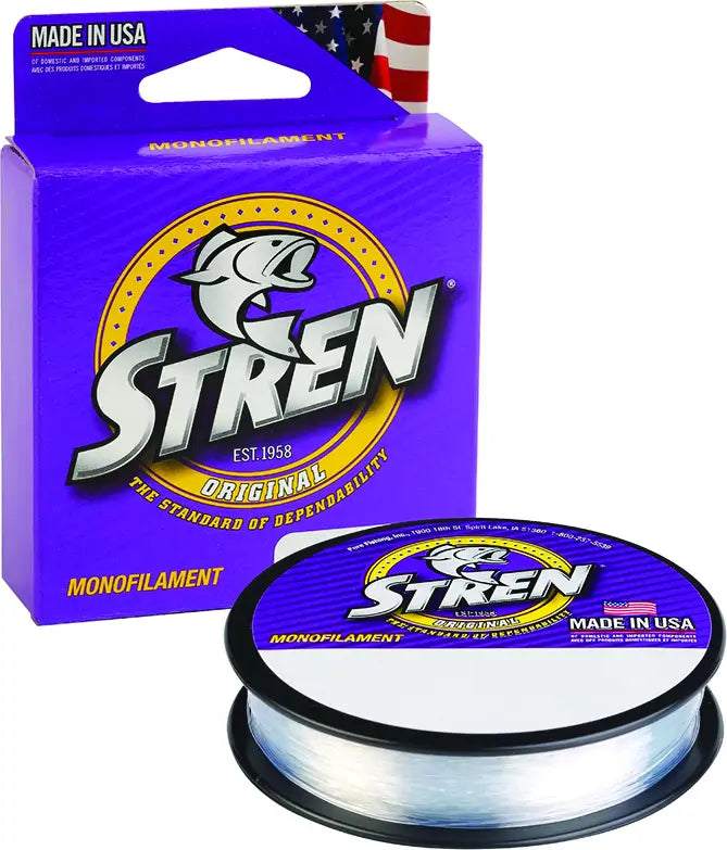Stren Original Monofilament Fishing Line 4lb 100yd (Clear/Blue)