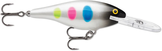 Rapala Shad Rap 2" Medium Diving Crankbait (Black Wonderbread)