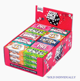 Mini Dice Game Assortment (Sold Separately)