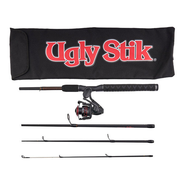 GX2 Ugly Stik Travel Kit 6’6″ Medium Size 30 Reel 4 Pc