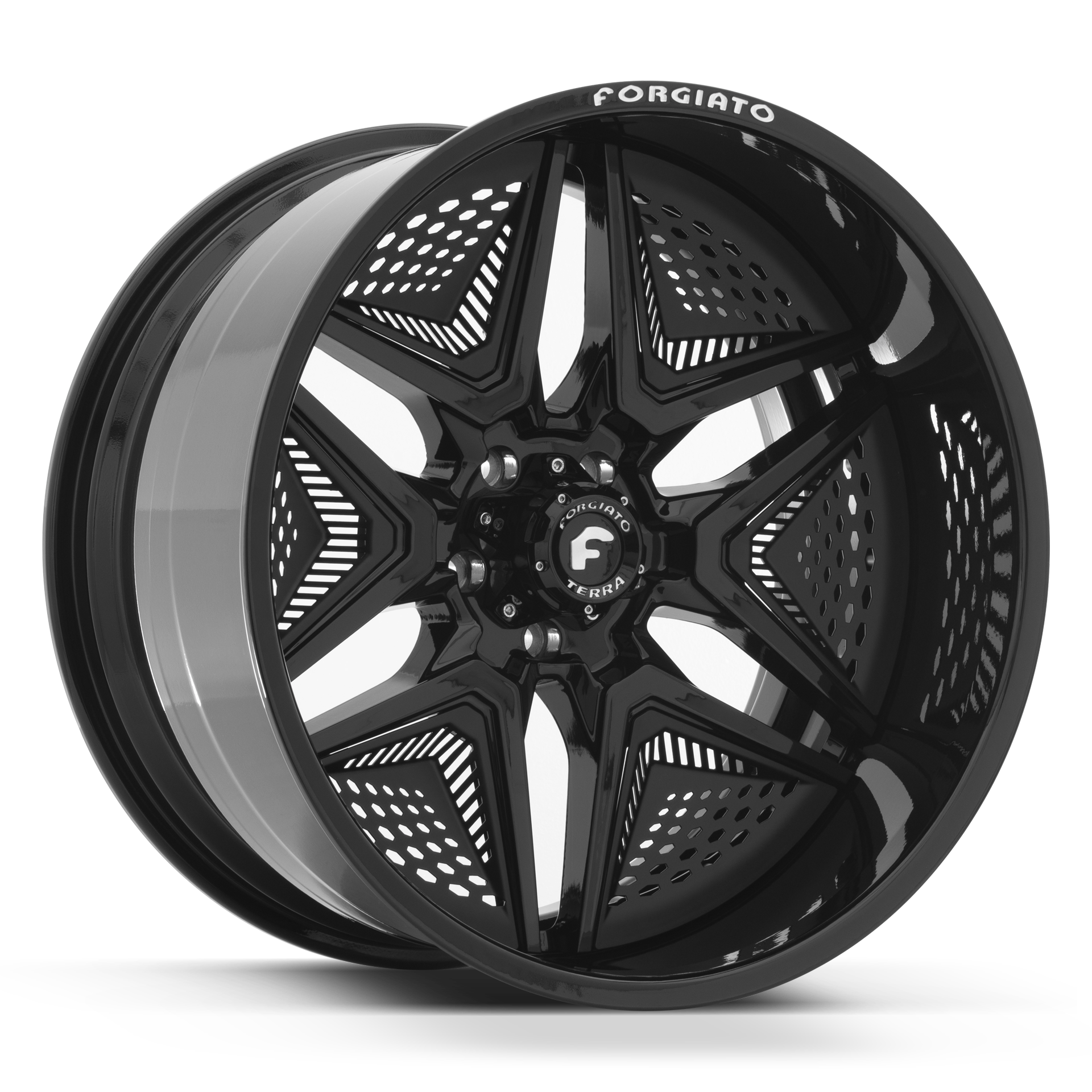 22x12 FLOW TERRA 007 Gloss Black (5/6 Lug) - Wheels | Rims