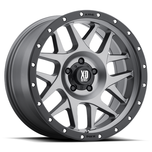 XD XD127 BULLY 18X9 18 5X150/5X150 Matte Gray Black Ring