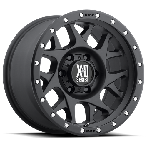 XD XD127 BULLY 18X9 -12 6X139.7/6X5.5 Satin Black With Reinforcing Ring