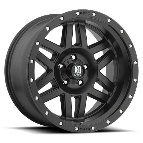 XD XD128 MACHETE 17X8.5 0 5X150/5X150 Satin Black With Reinforcing Ring