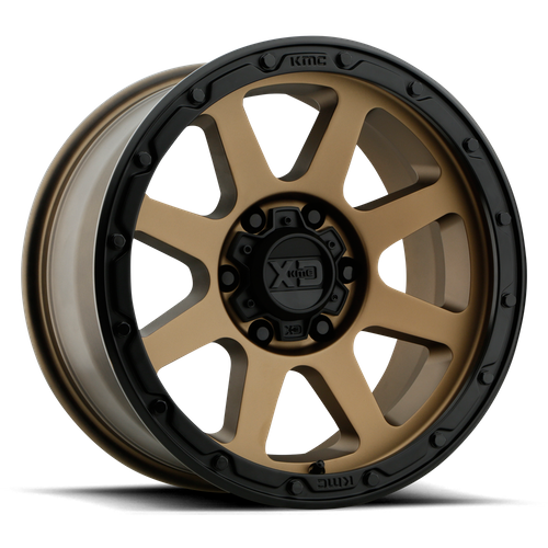 XD XD134 ADDICT 2 18X8.5 0 8X165.1/8X6.5 Matte Bronze Matte Black Lip