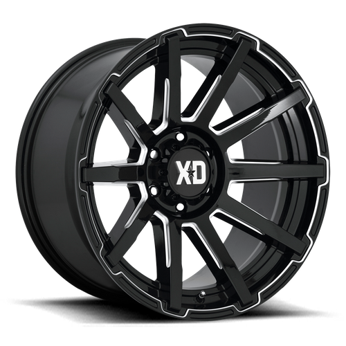 XD XD847 OUTBREAK 16X8 10 5X114.3/5X4.5 Gloss Black Milled
