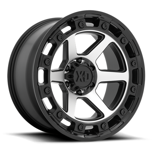 XD XD862 RAID 17X9 0 6X139.7/6X5.5 Satin Black Machined