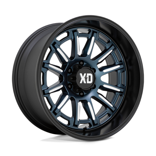 XD XD865 PHOENIX 20X9 18 5X150/5X150 Metallic Blue Milled With Black Lip