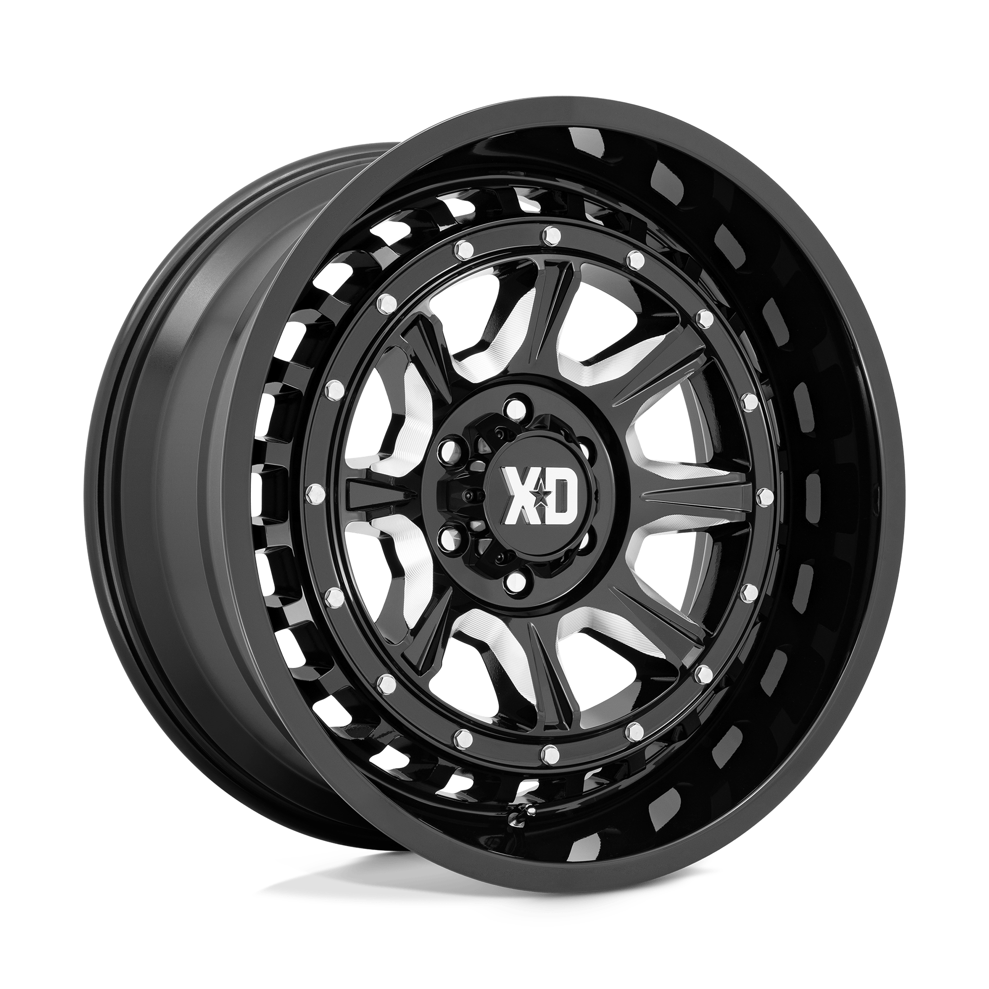 XD XD866 OUTLANDER 22X10 -18 6X135 GLOSS BLACK MILLED