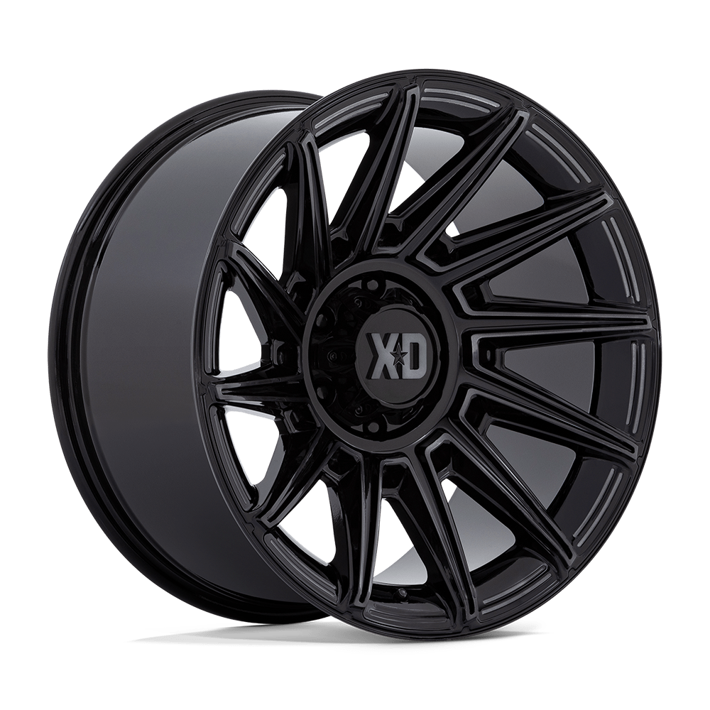 XD XD867 SPECTER 20X10 -18 5X127 GLOSS BLACK WITH GRAY TINT