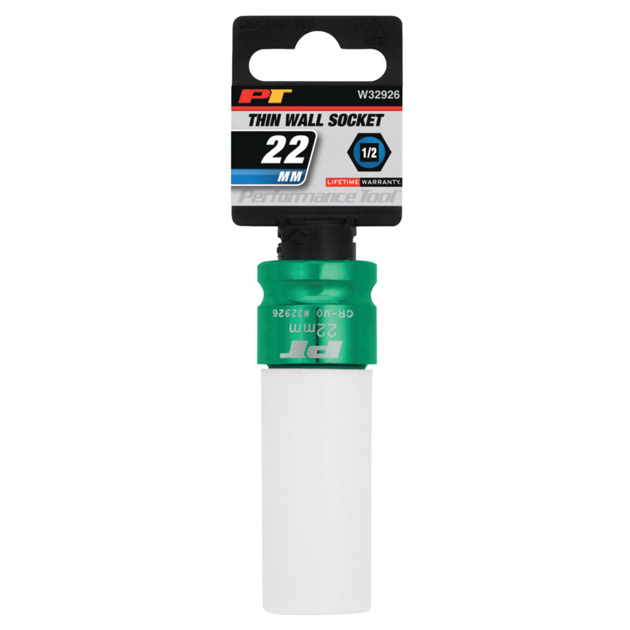 1/2" Dr. 22mm Thin Wall Socket