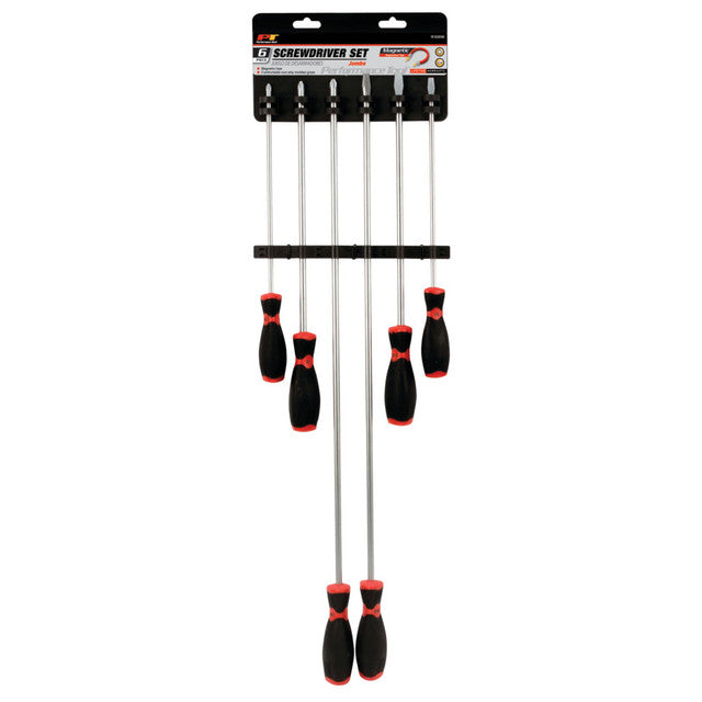 Performance Tool 6 pc. Jumbo Screwdriver Set