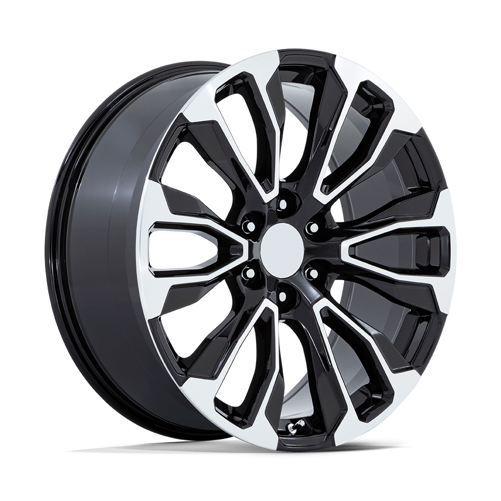 PERFORMANCE REPLICAS PR211 24X10 31 6X139.7/6X5.5 Gloss Black Machined Face