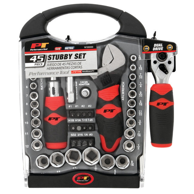 Performance Tool 45 pc. Stubby Set