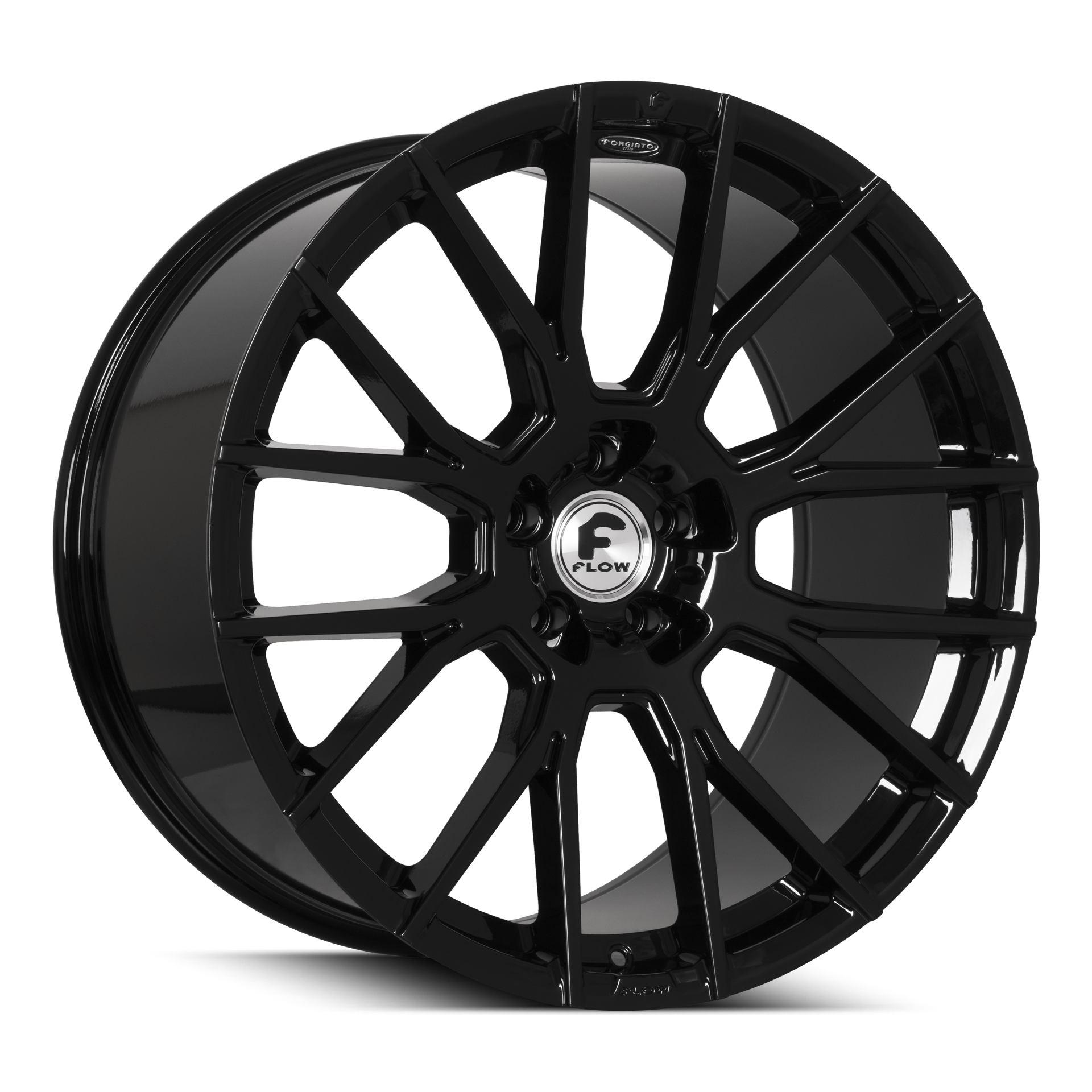 22x10.5 Forgiato Flow 001 (Gloss Black) - Wheels | Rims
