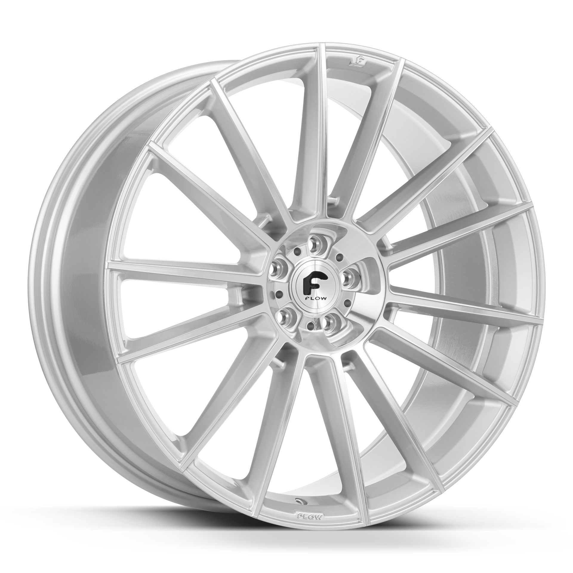 20x9 28 5x112 Forgiato Flow 002 Silver/Machined - Wheels | Rims