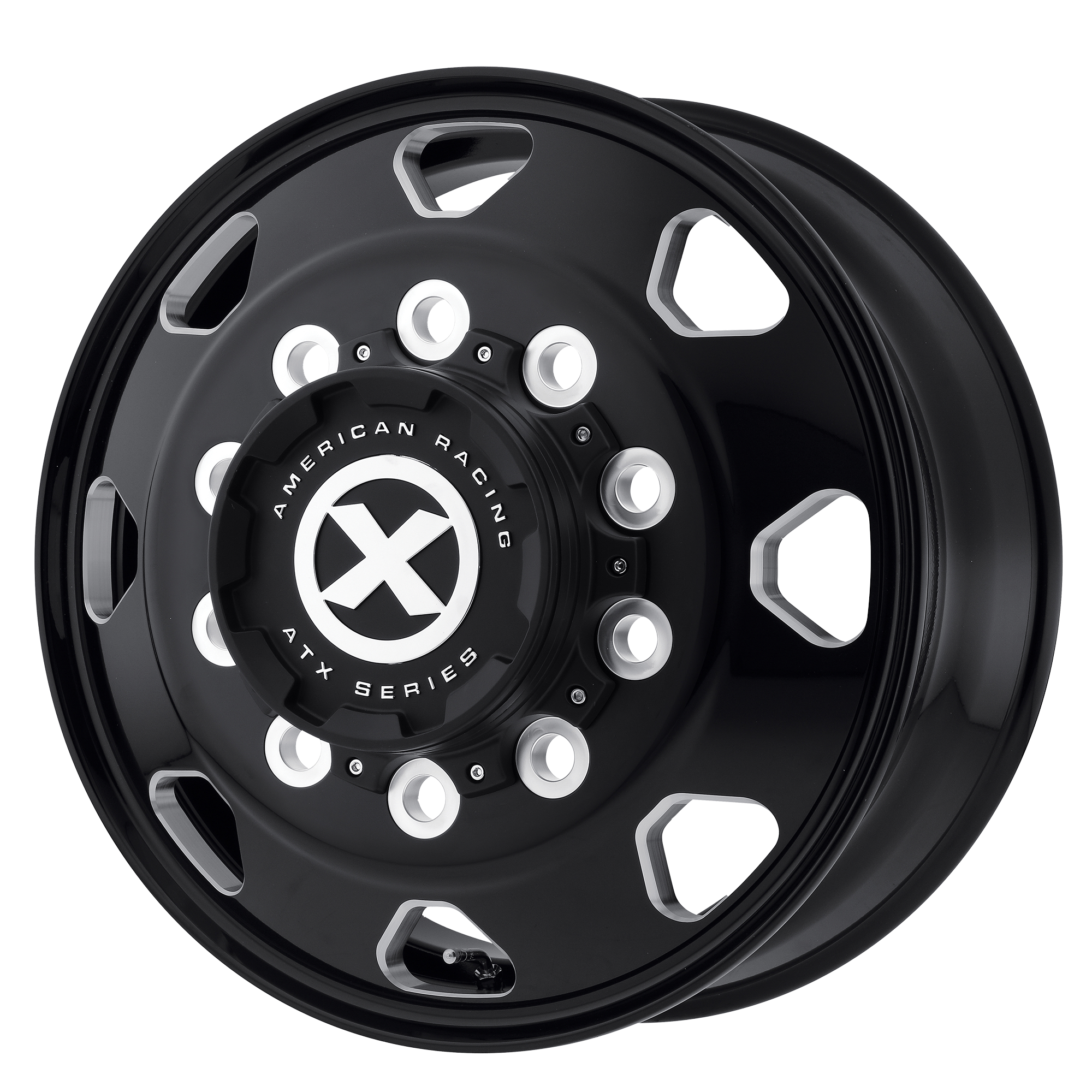 ATX AO401 OCTANE 24.5X8.25 144 10X285.75/10X11.25 Satin Black Milled - Front