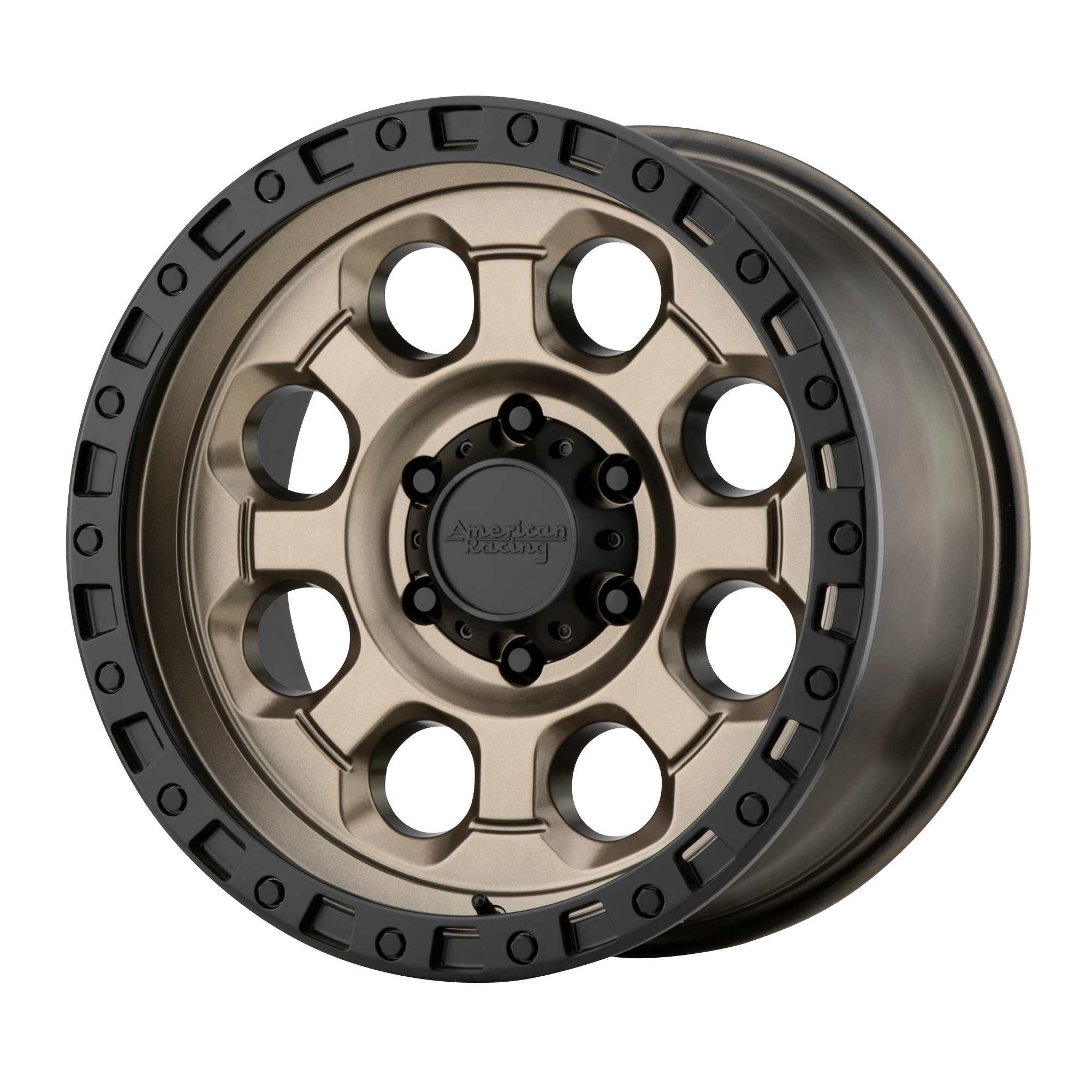 American Racing AR201 17X9 -12 6X139.7/6X5.5 Matte Bronze Black Lip