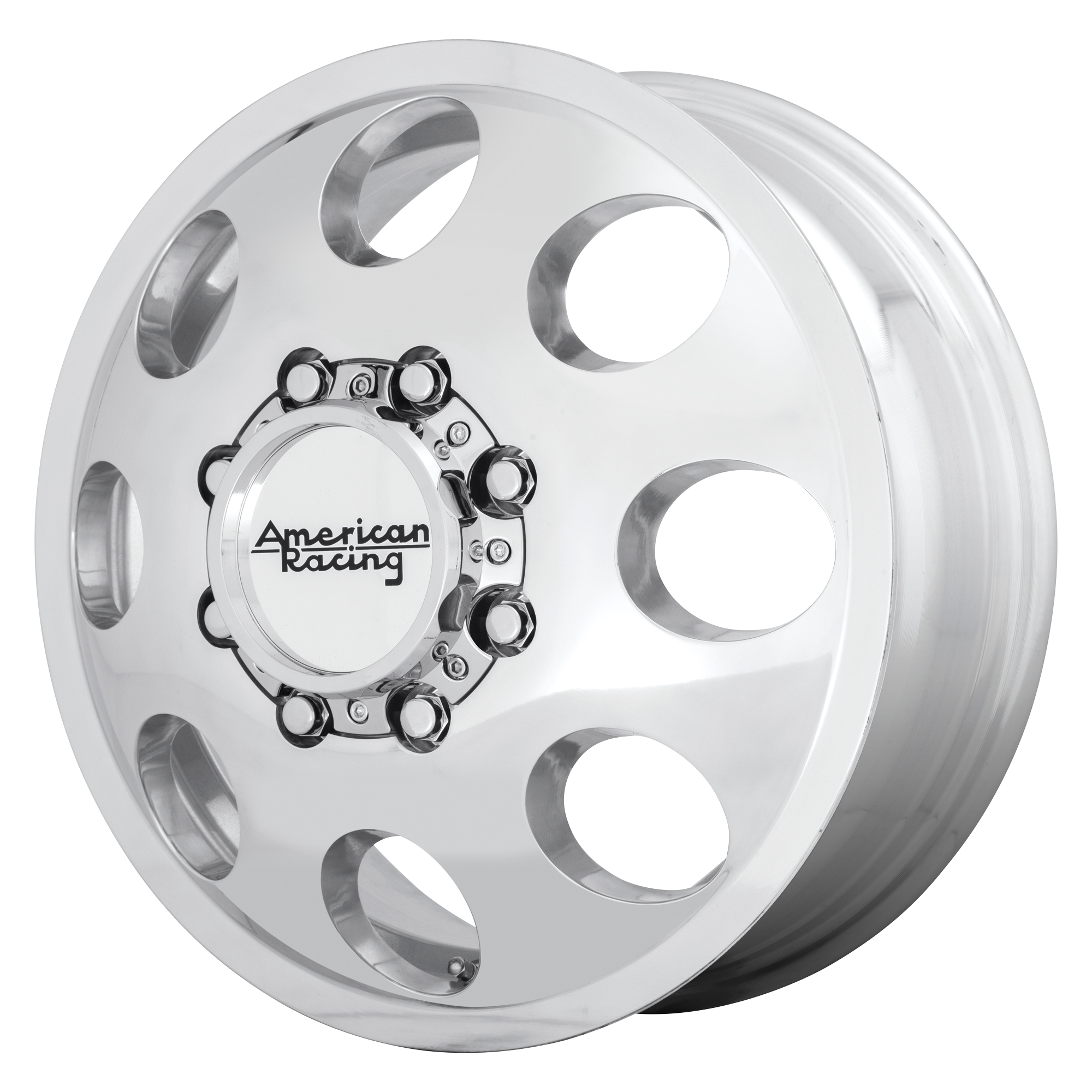 American Racing AR204 BAJA DUALLY 16X6 111 8X165.1/8X6.5 Polished - Front
