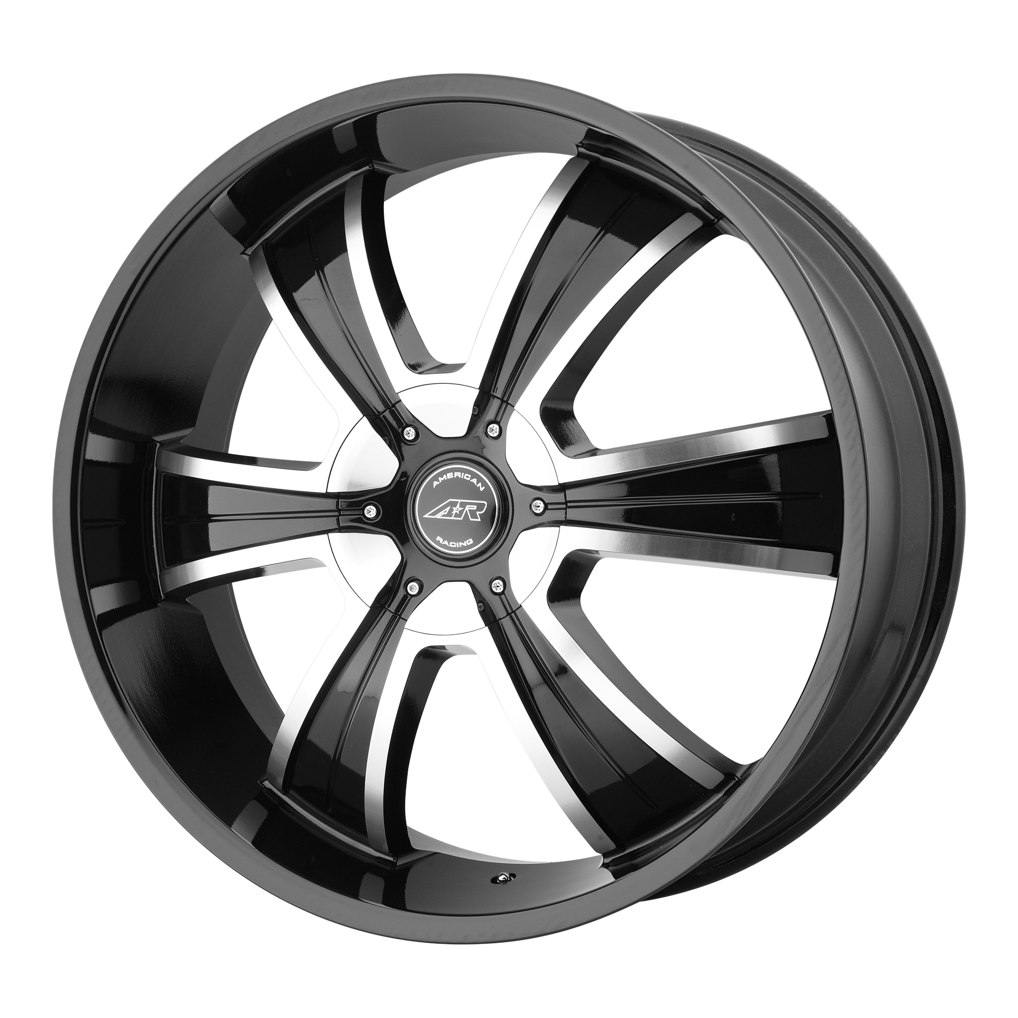 American Racing AR894 22X9 15 BLANK/BLANK Gloss Black Machined