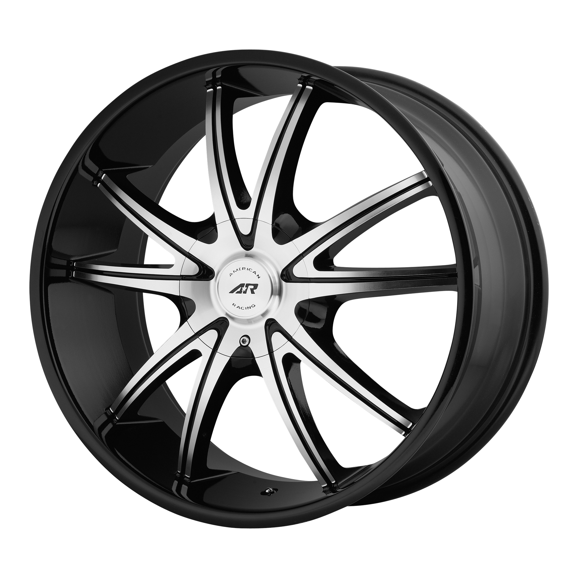 American Racing AR897 22X9 38 5X114.3/5X120 GLOSS BLACK MACHINED