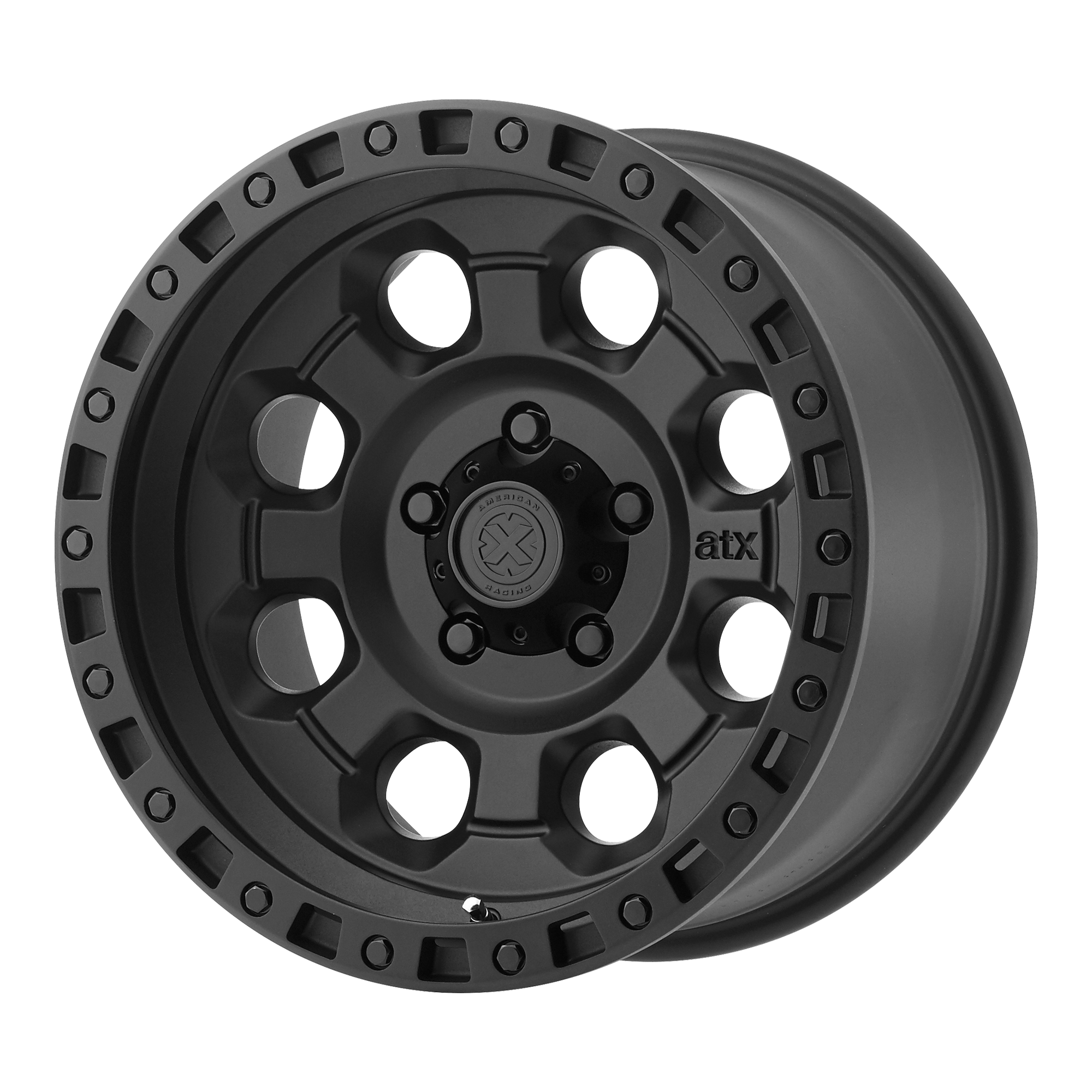 ATX Series AX201 16X8 0 8X165.1/8X6.5 Cast Iron Black