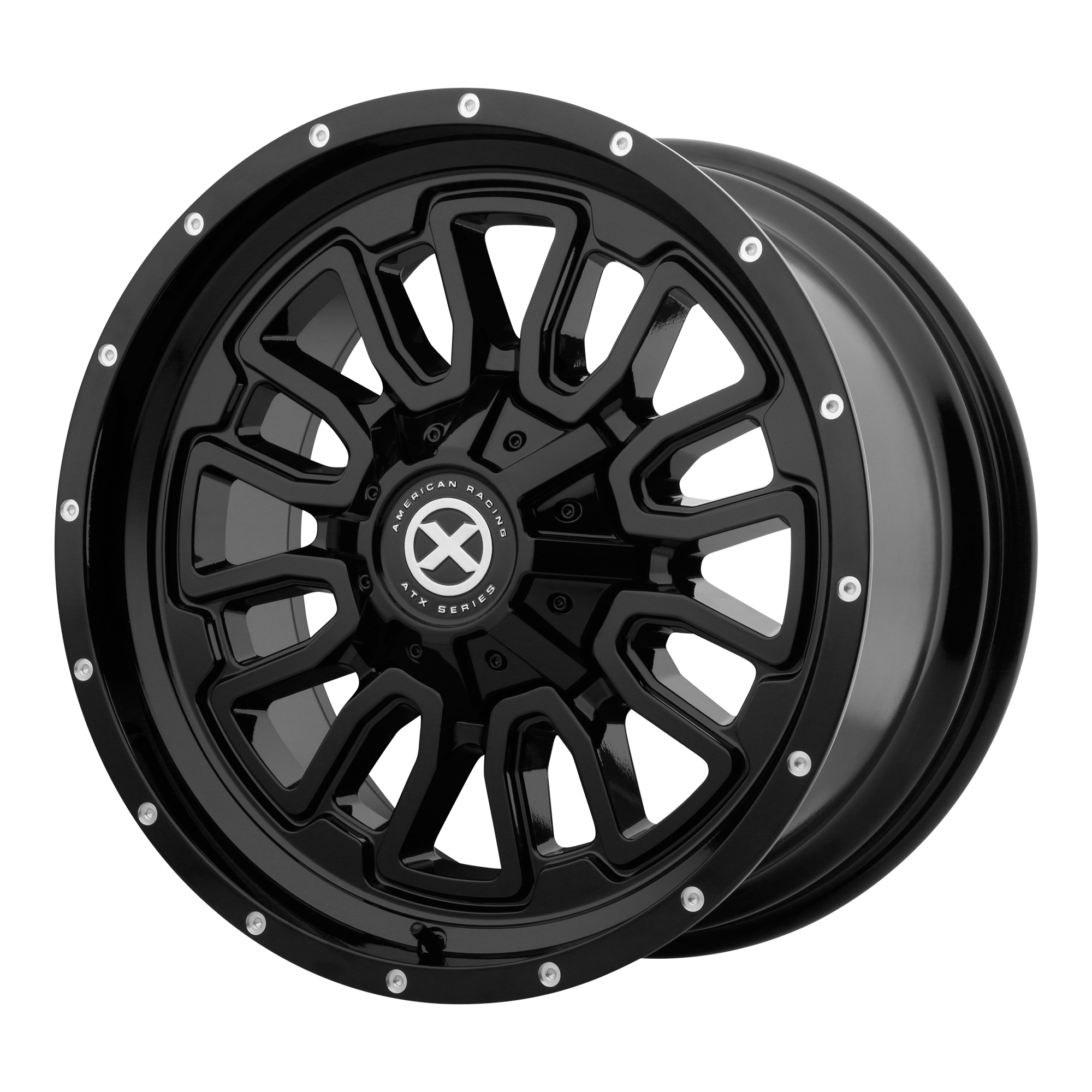 ATX Series AX203 16X8 -6 5X127/5X139.7/5X5.0/5.5 Gloss Black