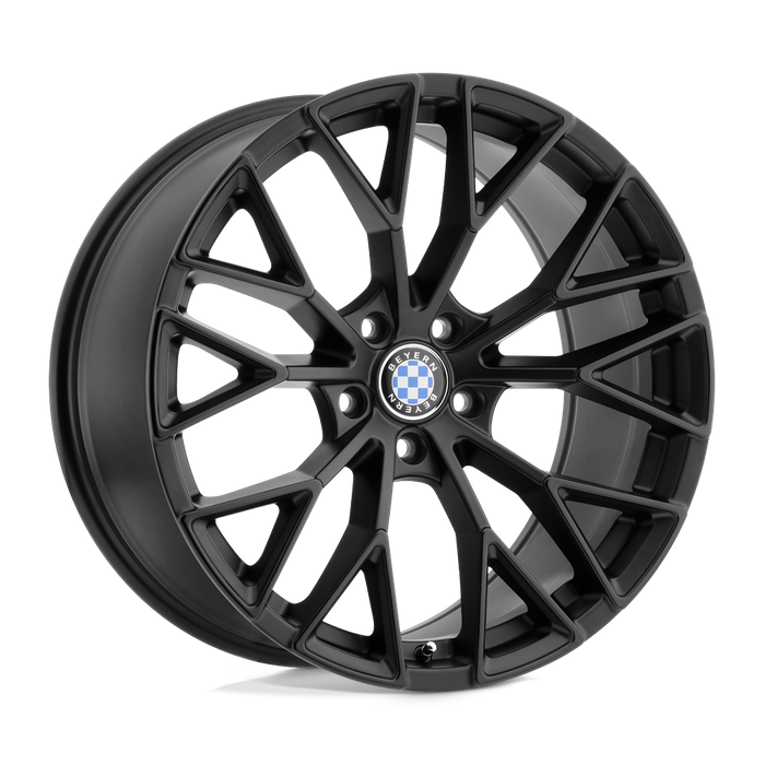 Beyern ANTLER 19X9.5 25 5X120/5X120 DOUBLE BLACK - MATTE BLACK W/ GLOSS BLACK FACE