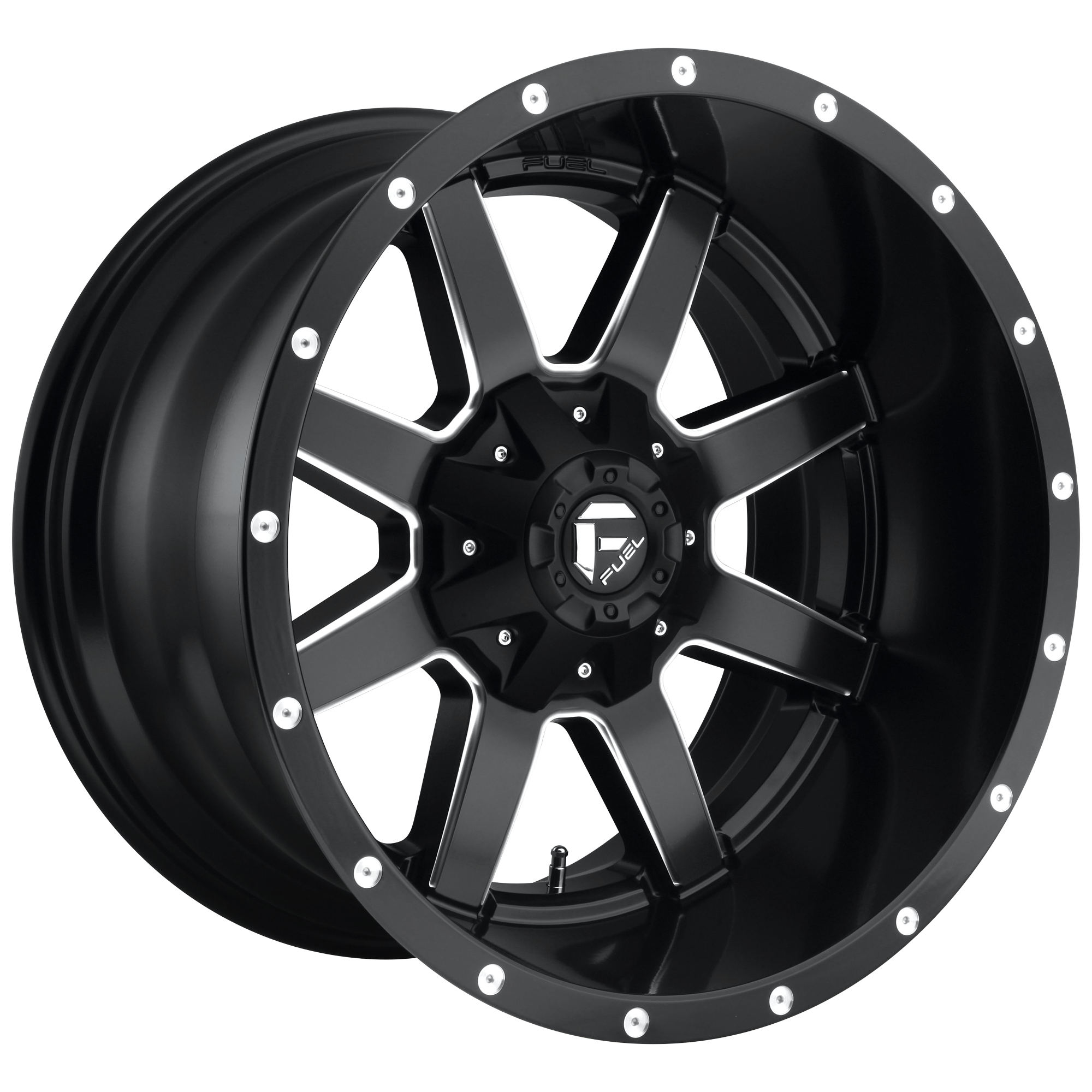 Fuel 1PC D538 MAVERICK 16X6.5 48 6X130 MATTE BLACK MILLED