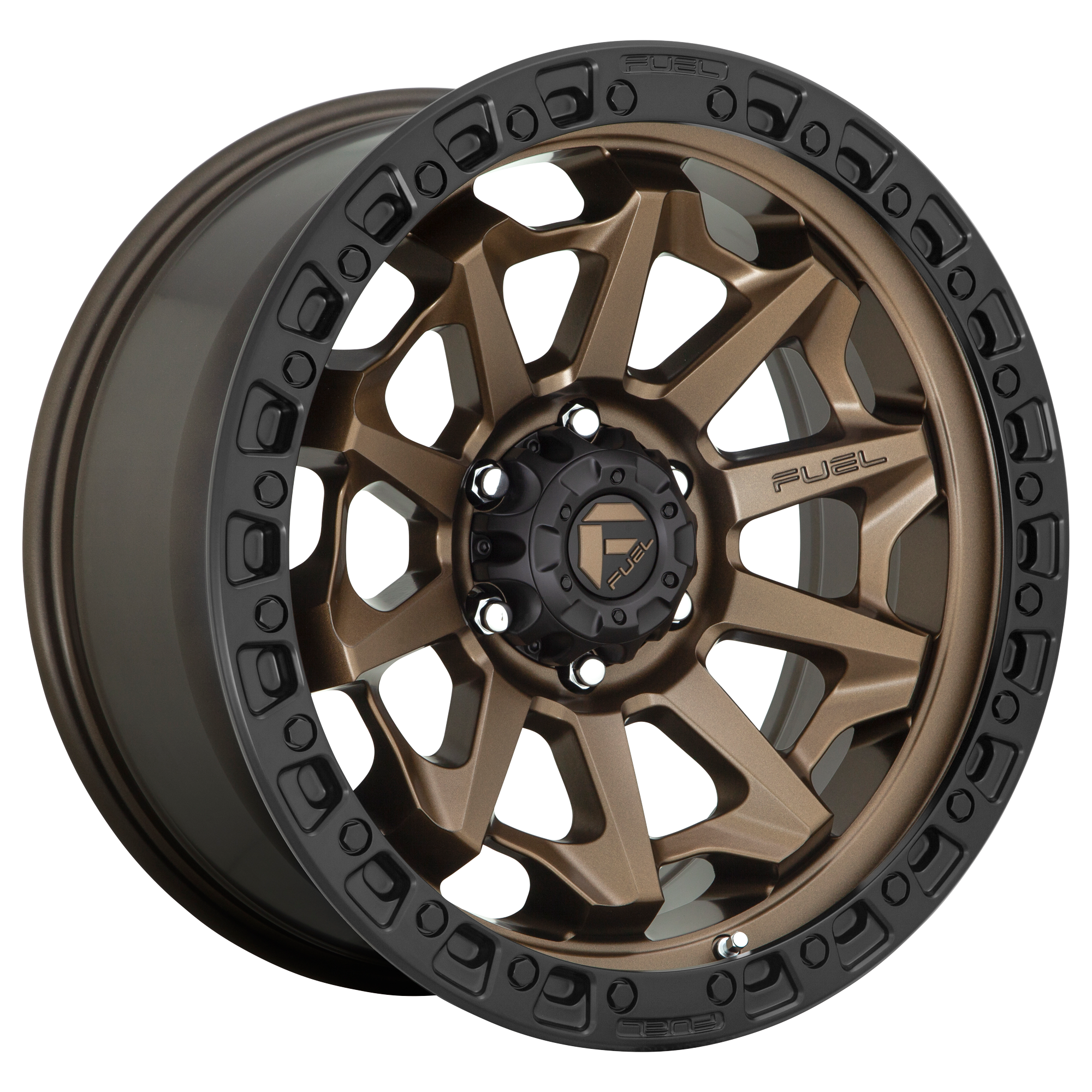 Fuel 1PC D696 COVERT 16X8 1 5X139.7 MATTE BRONZE BLACK BEAD RING