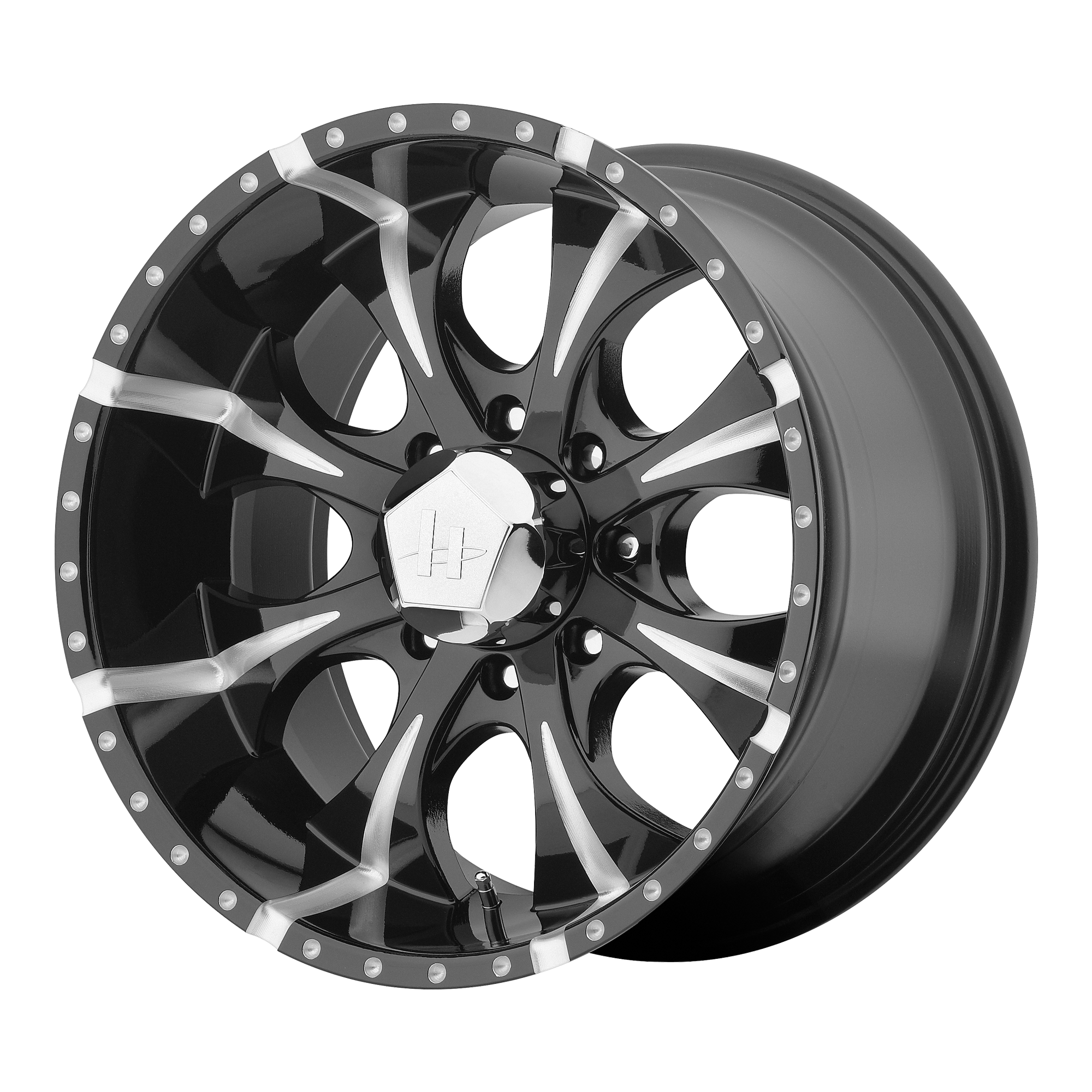 Helo HE791 MAXX 16X8 0 6X139.7/6X5.5 Gloss Black Milled