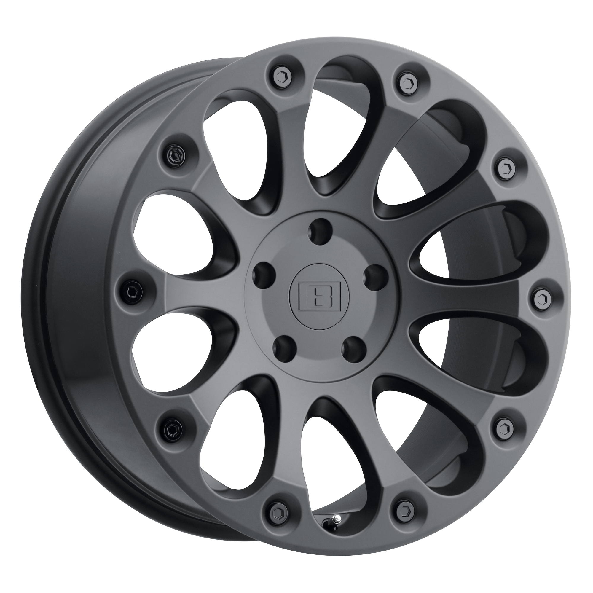 Level 8 IMPACT 20X9 0 6X139.7/6X5.5 MATTE BLACK