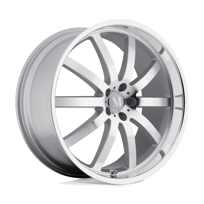 Mandrus WILHELM 18X8.5 25 5X112/5X112 SILVER W/ MIRROR CUT FACE & LIP