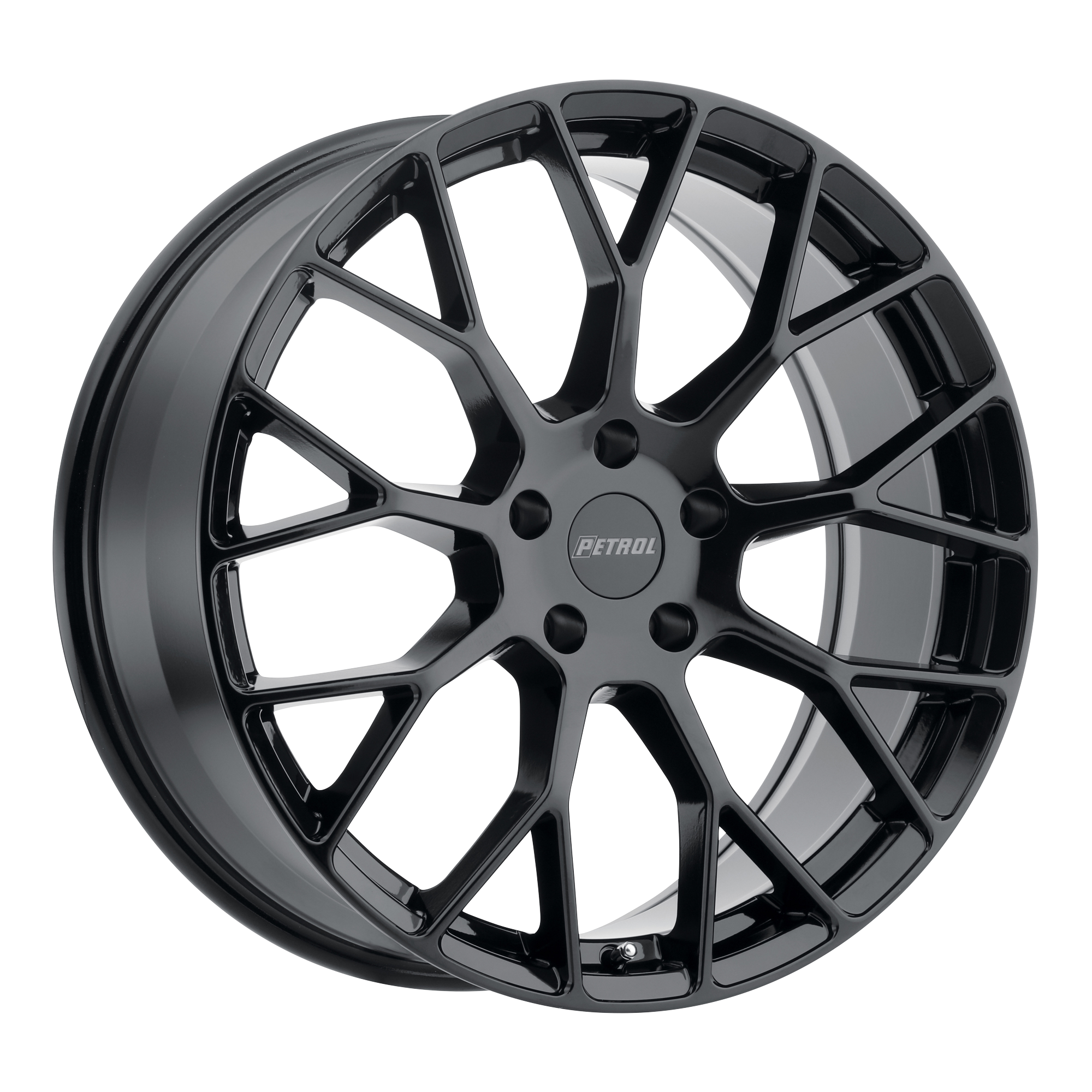 Petrol P2B 16X7 40 4X100 GLOSS BLACK
