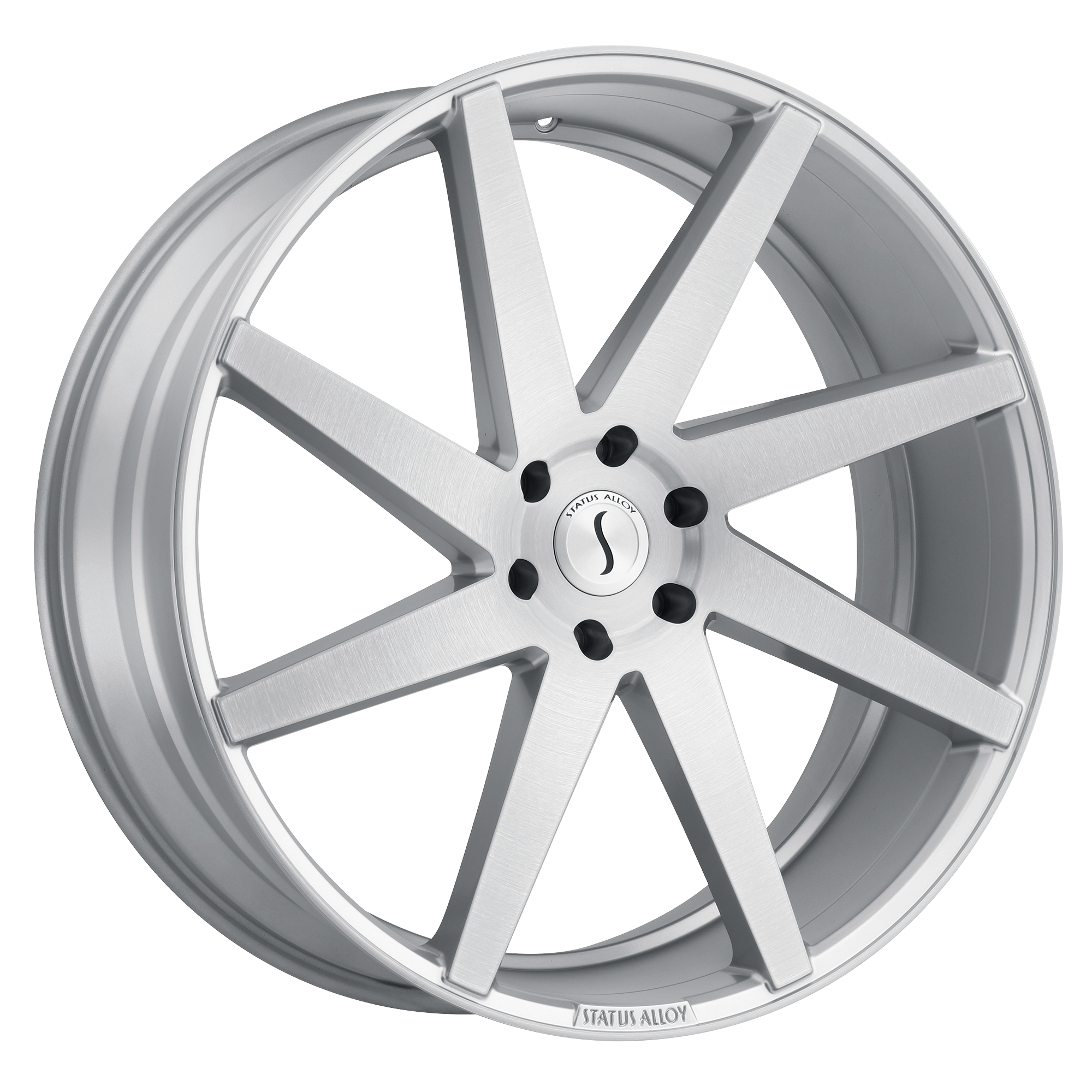 Status BRUTE 26X10 25 6X139.7/6X5.5 SILVER W/ BRUSHED MACHINED FACE