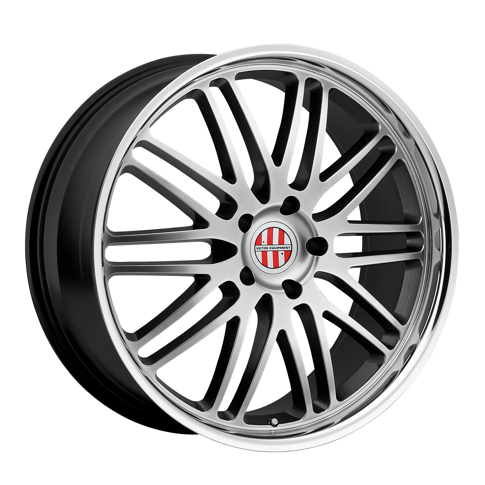Victor Equipment LEMANS 20X10 50 5X130/5X130 HYPER SILVER W/ MIRROR CUT LIP