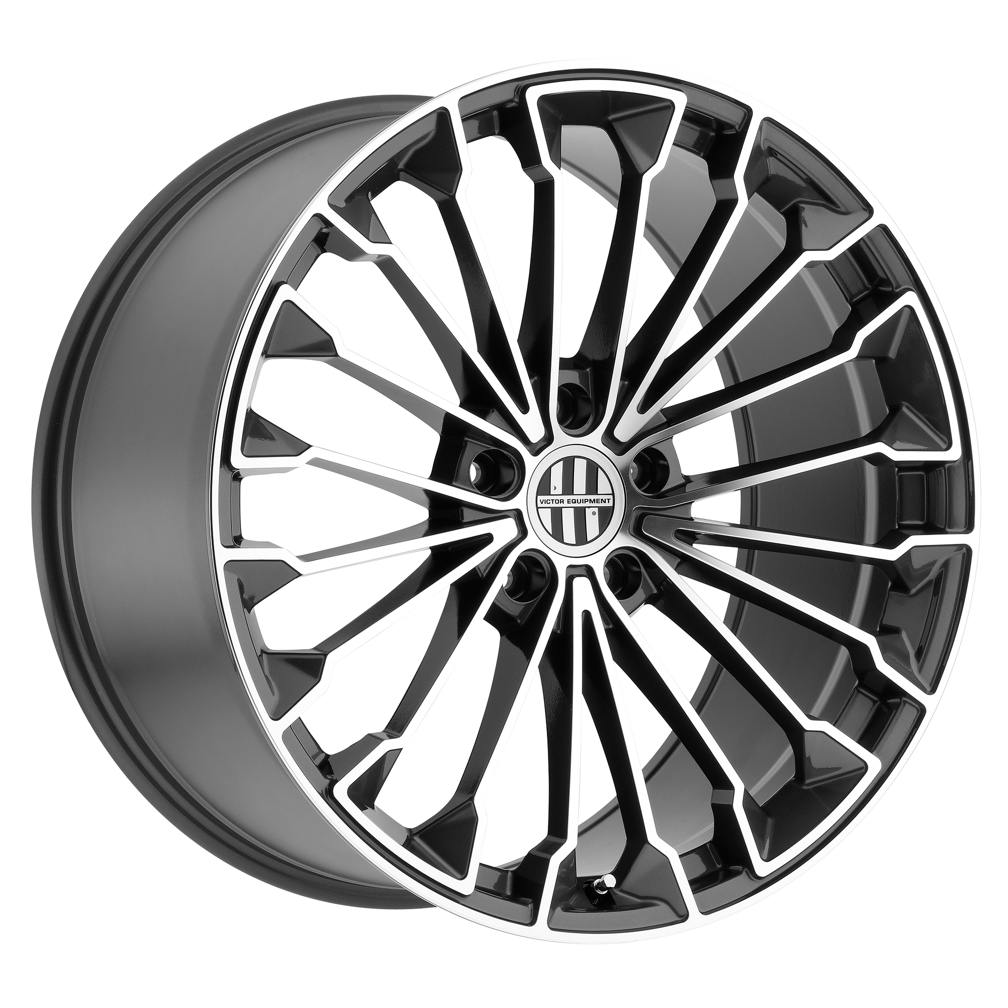 Victor Equipment WURTTEMBURG 21X9 47 5X130/5X130 GUNMETAL W/ MIRROR CUT FACE