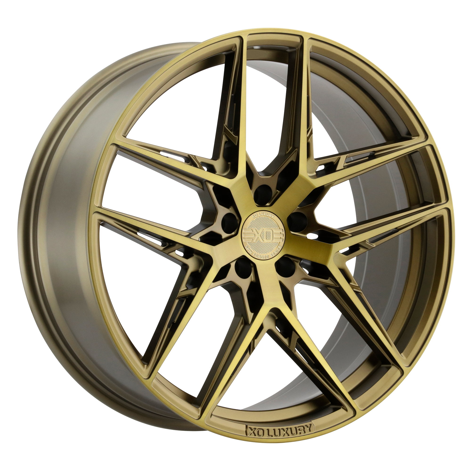 XO CAIRO 20X10.5 30 5X114.3/5X4.5 BRONZE W/ BRUSHED BRONZE FACE