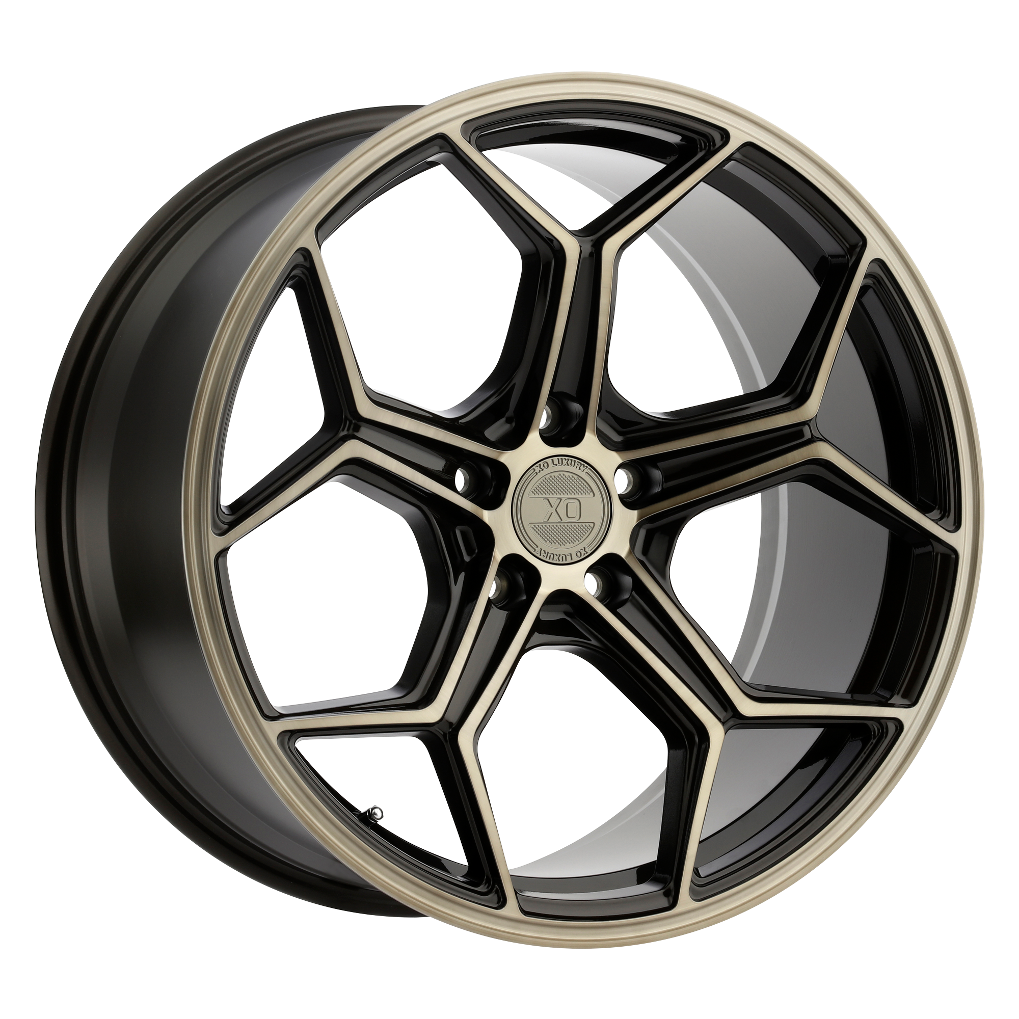 XO HELSINKI 20X10.5 30 5X120/5X4.72 DARK BRONZE W/ BRUSHED BRONZE FACE