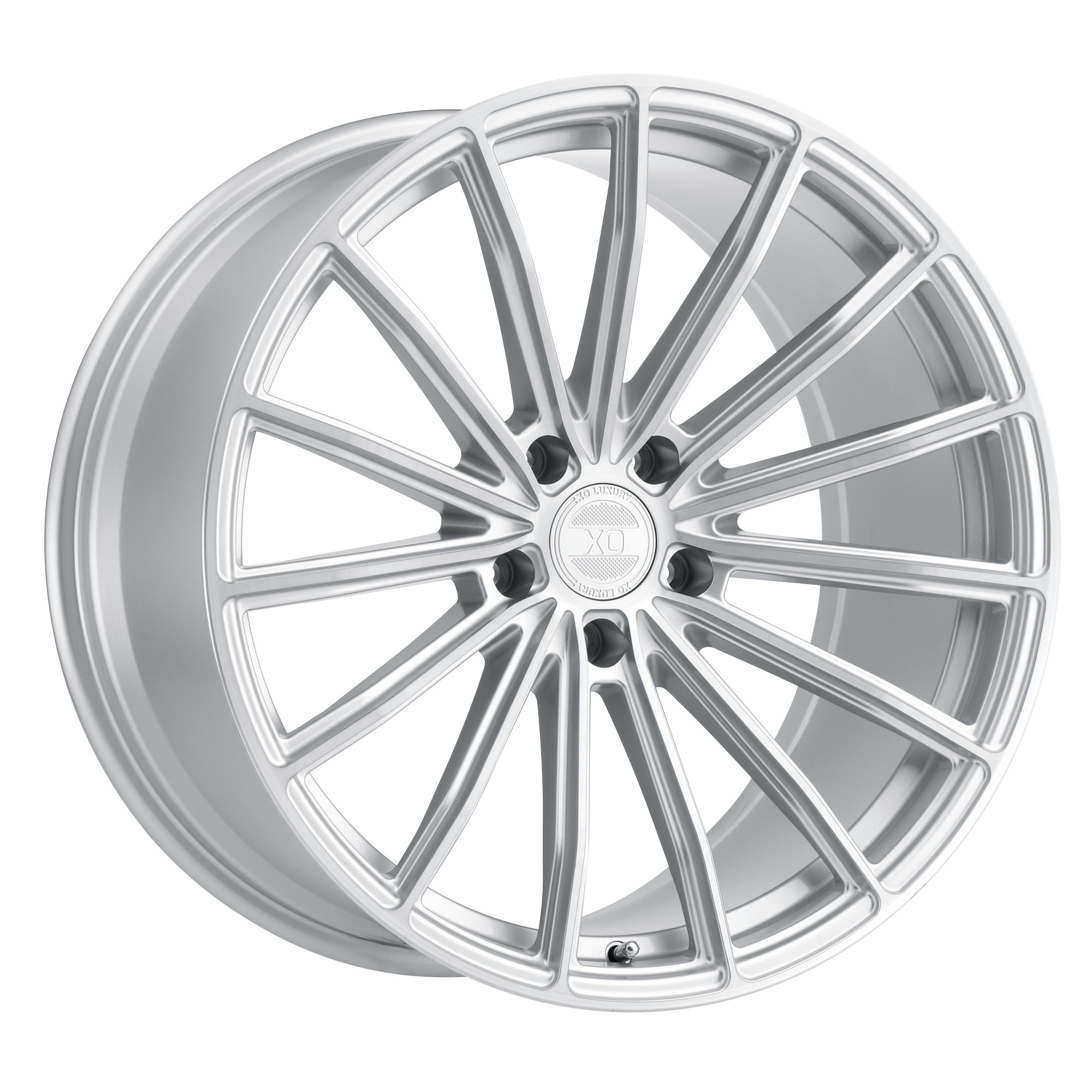 XO LONDON 19X8.5 32 5X112/5X112 SILVER W/ BRUSHED FACE