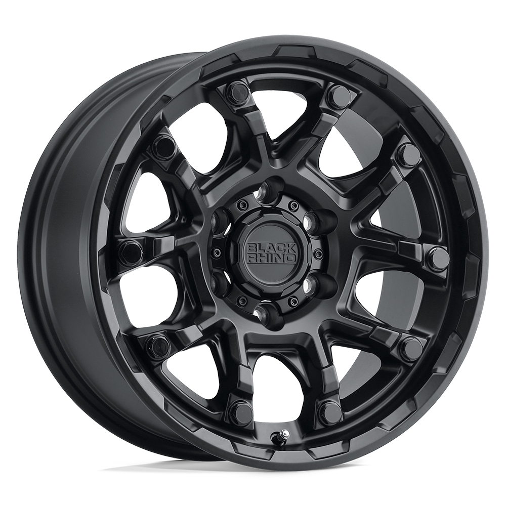 Black Rhino ARK 18X9 -18 5X127/5X5.0 MATTE BLACK W/ GLOSS BLACK BOLTS