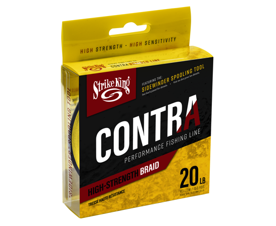 Strike King Contra Braid 150yd/20lb Hi-Vis Yellow