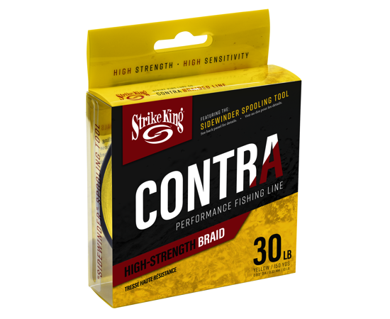 Strike King Contra Braid 150yd/30lb Hi-Vis Yellow
