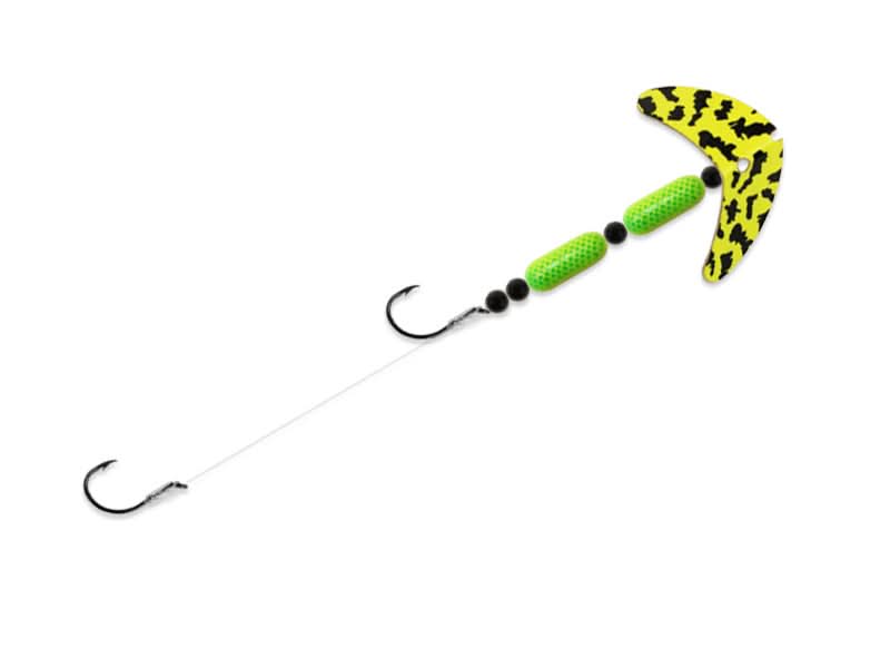 Cha Cha® Crawler Size 4 Chartreuse Black Tiger/Chartreuse Green Scale